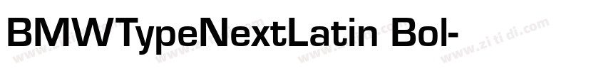 BMWTypeNextLatin Bol字体转换